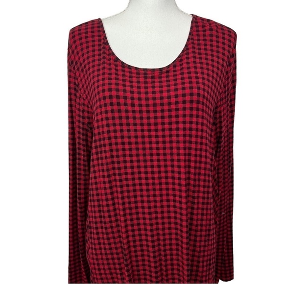 J. Jill Wearever Collection Women’s Pullover Tunic Top Sz XL Multi Colors LS - Picture 2 of 12